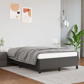 Gray synthetic leather bed frame 120x200 cm by vidaXL, Beds and slatted bases - Ref: Foro24-347243, Price: 118,00 €, Discount: %