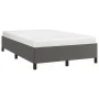 Gray synthetic leather bed frame 120x200 cm by vidaXL, Beds and slatted bases - Ref: Foro24-347243, Price: 118,00 €, Discount: %