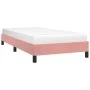 Bettgestell aus rosafarbenem Samt, 90 x 200 cm von vidaXL, Betten und Lattenroste - Ref: Foro24-346957, Preis: 80,55 €, Rabat...