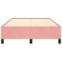Estructura de cama de terciopelo rosa 120x200 cm de vidaXL, Camas y somieres - Ref: Foro24-347317, Precio: 115,72 €, Descuent...