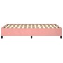 Estructura de cama de terciopelo rosa 120x200 cm de vidaXL, Camas y somieres - Ref: Foro24-347317, Precio: 117,42 €, Descuent...