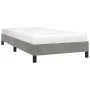 Hellgrauer Samtbettrahmen 90x190 cm von vidaXL, Betten und Lattenroste - Ref: Foro24-346946, Preis: 81,81 €, Rabatt: %