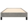 Estructura de cama de terciopelo gris claro 90x190 cm de vidaXL, Camas y somieres - Ref: Foro24-346946, Precio: 79,84 €, Desc...