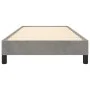 Hellgrauer Samtbettrahmen 90x190 cm von vidaXL, Betten und Lattenroste - Ref: Foro24-346946, Preis: 81,81 €, Rabatt: %