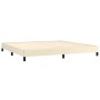 Cremefarbener Bettrahmen aus Kunstleder, 200 x 200 cm von vidaXL, Betten und Lattenroste - Ref: Foro24-346924, Preis: 93,57 €...