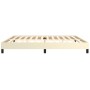 Cremefarbener Bettrahmen aus Kunstleder, 200 x 200 cm von vidaXL, Betten und Lattenroste - Ref: Foro24-346924, Preis: 93,57 €...
