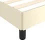 Cream synthetic leather bed frame 200x200 cm by vidaXL, Beds and slatted bases - Ref: Foro24-346924, Price: 105,22 €, Discoun...