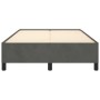 Dark gray velvet bed frame 120x200 cm by vidaXL, Beds and slatted bases - Ref: Foro24-347313, Price: 111,50 €, Discount: %