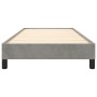 Light gray velvet bed frame 90x200 cm by vidaXL, Beds and slatted bases - Ref: Foro24-346952, Price: 80,22 €, Discount: %