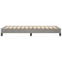 Light gray velvet bed frame 90x200 cm by vidaXL, Beds and slatted bases - Ref: Foro24-346952, Price: 80,22 €, Discount: %