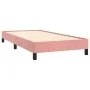 Pink velvet bed frame 100x200 cm by vidaXL, Beds and slatted bases - Ref: Foro24-346963, Price: 76,35 €, Discount: %