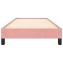 Pink velvet bed frame 100x200 cm by vidaXL, Beds and slatted bases - Ref: Foro24-346963, Price: 71,95 €, Discount: %