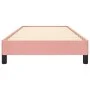 Pink velvet bed frame 100x200 cm by vidaXL, Beds and slatted bases - Ref: Foro24-346963, Price: 76,35 €, Discount: %