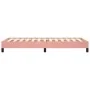 Pink velvet bed frame 100x200 cm by vidaXL, Beds and slatted bases - Ref: Foro24-346963, Price: 76,35 €, Discount: %