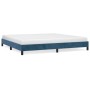 Estructura de cama de terciopelo azul 200x200 cm de vidaXL, Camas y somieres - Ref: Foro24-346998, Precio: 116,41 €, Descuent...