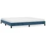 Estructura de cama de terciopelo azul 200x200 cm de vidaXL, Camas y somieres - Ref: Foro24-346998, Precio: 114,56 €, Descuent...