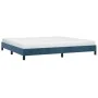 Estructura de cama de terciopelo azul 200x200 cm de vidaXL, Camas y somieres - Ref: Foro24-346998, Precio: 114,56 €, Descuent...
