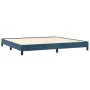 Estructura de cama de terciopelo azul 200x200 cm de vidaXL, Camas y somieres - Ref: Foro24-346998, Precio: 114,56 €, Descuent...