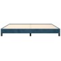 Estructura de cama de terciopelo azul 200x200 cm de vidaXL, Camas y somieres - Ref: Foro24-346998, Precio: 116,41 €, Descuent...