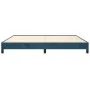 Estructura de cama de terciopelo azul 200x200 cm de vidaXL, Camas y somieres - Ref: Foro24-346998, Precio: 114,56 €, Descuent...
