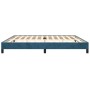 Estructura de cama de terciopelo azul 200x200 cm de vidaXL, Camas y somieres - Ref: Foro24-346998, Precio: 116,41 €, Descuent...