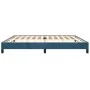 Estructura de cama de terciopelo azul 200x200 cm de vidaXL, Camas y somieres - Ref: Foro24-346998, Precio: 114,56 €, Descuent...