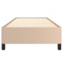 Cappuccino synthetic leather bed frame 90x200 cm by vidaXL, Beds and slatted bases - Ref: Foro24-347232, Price: 74,48 €, Disc...