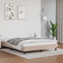 Estructura de cama de cuero sintético capuchino 140x200 cm de vidaXL, Camas y somieres - Ref: Foro24-346909, Precio: 99,95 €