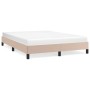 Estructura de cama de cuero sintético capuchino 140x200 cm de vidaXL, Camas y somieres - Ref: Foro24-346909, Precio: 100,15 €...