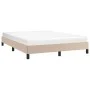 Estructura de cama de cuero sintético capuchino 140x200 cm de vidaXL, Camas y somieres - Ref: Foro24-346909, Precio: 98,64 €,...