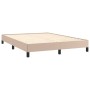 Estructura de cama de cuero sintético capuchino 140x200 cm de vidaXL, Camas y somieres - Ref: Foro24-346909, Precio: 100,15 €...