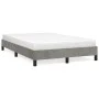 Hellgrauer Samtbettrahmen 120x200 cm von vidaXL, Betten und Lattenroste - Ref: Foro24-346964, Preis: 97,09 €, Rabatt: %
