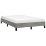 Estructura de cama de terciopelo gris claro 120x200 cm de vidaXL, Camas y somieres - Ref: Foro24-346964, Precio: 99,49 €, Des...