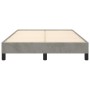 Estructura de cama de terciopelo gris claro 120x200 cm de vidaXL, Camas y somieres - Ref: Foro24-346964, Precio: 99,49 €, Des...