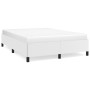 Bettgestell aus weißem Kunstleder, 140 x 190 cm von vidaXL, Betten und Lattenroste - Ref: Foro24-347246, Preis: 122,75 €, Rab...