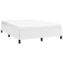 White synthetic leather bed frame 140x190 cm by vidaXL, Beds and slatted bases - Ref: Foro24-347246, Price: 123,02 €, Discoun...