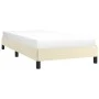 Estructura de cama de cuero sintético color crema 100x200 cm de vidaXL, Camas y somieres - Ref: Foro24-346888, Precio: 76,28 ...