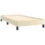 Estructura de cama de cuero sintético color crema 100x200 cm de vidaXL, Camas y somieres - Ref: Foro24-346888, Precio: 76,28 ...