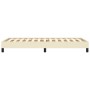 Estructura de cama de cuero sintético color crema 100x200 cm de vidaXL, Camas y somieres - Ref: Foro24-346888, Precio: 78,98 €
