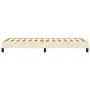 Estructura de cama de cuero sintético color crema 100x200 cm de vidaXL, Camas y somieres - Ref: Foro24-346888, Precio: 76,28 ...