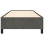 Dark gray velvet bed frame 100x200 cm by vidaXL, Beds and slatted bases - Ref: Foro24-347307, Price: 96,95 €, Discount: %