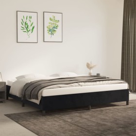 Light gray velvet bed frame 200x200 cm by vidaXL, Beds and slatted bases - Ref: Foro24-347344, Price: 137,25 €, Discount: %