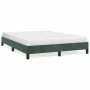 Estructura de cama de terciopelo verde 140x190 cm de vidaXL, Camas y somieres - Ref: Foro24-346973, Precio: 97,43 €, Descuent...