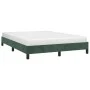 Estructura de cama de terciopelo verde 140x190 cm de vidaXL, Camas y somieres - Ref: Foro24-346973, Precio: 97,43 €, Descuent...