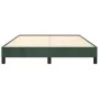 Estructura de cama de terciopelo verde 140x190 cm de vidaXL, Camas y somieres - Ref: Foro24-346973, Precio: 97,43 €, Descuent...