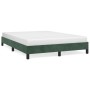 Green velvet bed frame 140x200 cm by vidaXL, Beds and slatted bases - Ref: Foro24-346979, Price: 108,98 €, Discount: %