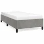 Light gray velvet bed frame 80x200 cm by vidaXL, Beds and slatted bases - Ref: Foro24-347288, Price: 97,31 €, Discount: %