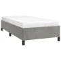 Light gray velvet bed frame 80x200 cm by vidaXL, Beds and slatted bases - Ref: Foro24-347288, Price: 97,31 €, Discount: %