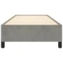 Light gray velvet bed frame 80x200 cm by vidaXL, Beds and slatted bases - Ref: Foro24-347288, Price: 97,31 €, Discount: %