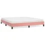 Estructura de cama de terciopelo rosa 180x200 cm de vidaXL, Camas y somieres - Ref: Foro24-346993, Precio: 102,55 €, Descuent...